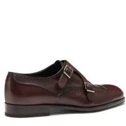 Fratelli Rossetti Men's almond-coloured leather buckle Derby shoe|^ Lace-up Shoes