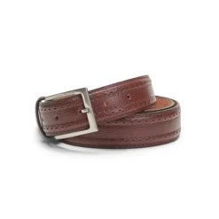Fratelli Rossetti Men's almond-coloured leather belt|^ Belts