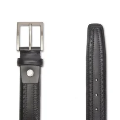 Fratelli Rossetti Men’s black leather belt|^ Belts