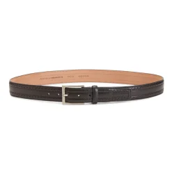 Fratelli Rossetti Men’s black leather belt|^ Belts