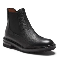 Fratelli Rossetti Men’s black leather boots|^ Ankle Boots