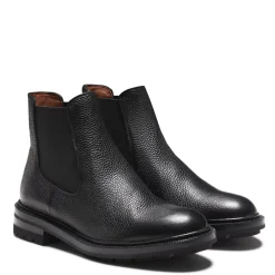 Fratelli Rossetti Men’s black leather boots|^ Ankle Boots