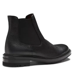 Fratelli Rossetti Men’s black leather boots|^ Ankle Boots