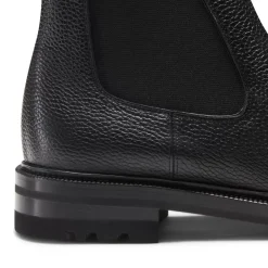 Fratelli Rossetti Men’s black leather boots|^ Ankle Boots
