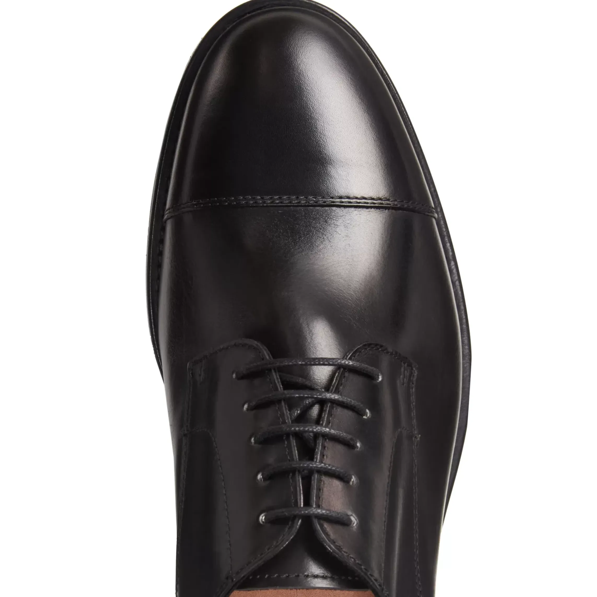 Fratelli Rossetti Men’s black leather lace-up Derby shoe|^ Lace-up Shoes