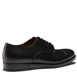 Fratelli Rossetti Men’s black leather lace-up Derby shoe|^ Lace-up Shoes