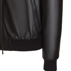 Fratelli Rossetti Men’s black nappa leather jacket|^ Outerwear