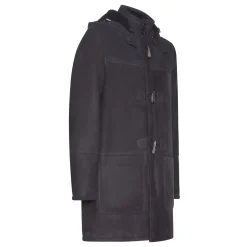 Fratelli Rossetti Men’s black shearling jacket|^ Outerwear