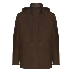 Fratelli Rossetti Men’s brown nappa leather jacket|^ Outerwear
