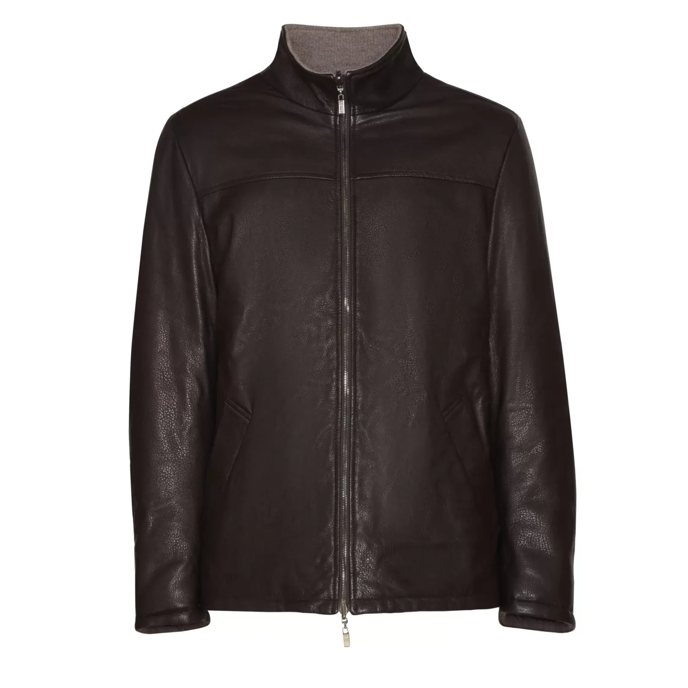 Fratelli Rossetti Men's brown reversible nappa jacket|^ Outerwear