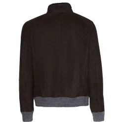 Fratelli Rossetti Men’s brown shearling jacket|^ Outerwear