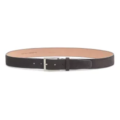 Fratelli Rossetti Men's charcoal grey nubuck belt|^ Belts