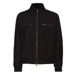 Fratelli Rossetti Men’s green shearling jacket|^ Outerwear