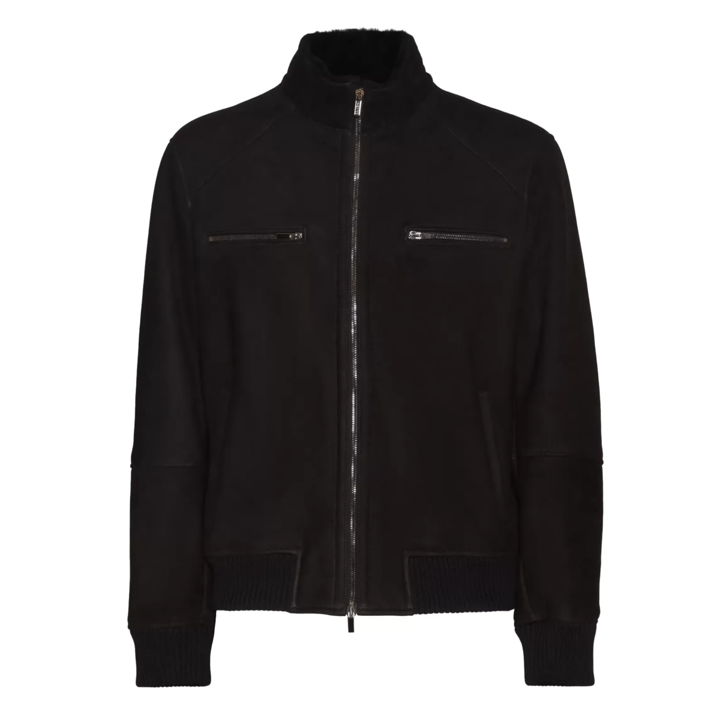 Fratelli Rossetti Men’s green shearling jacket|^ Outerwear