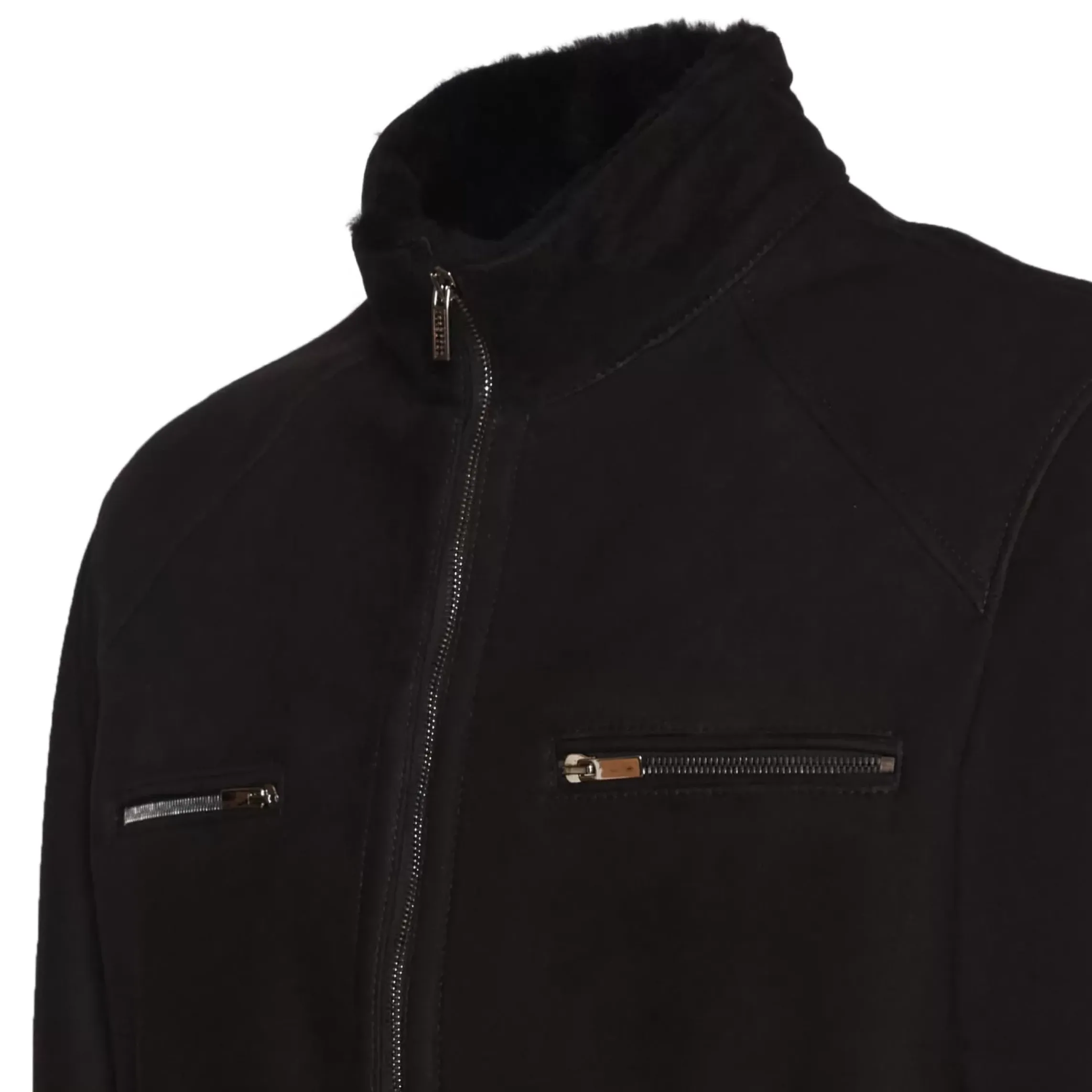 Fratelli Rossetti Men’s green shearling jacket|^ Outerwear