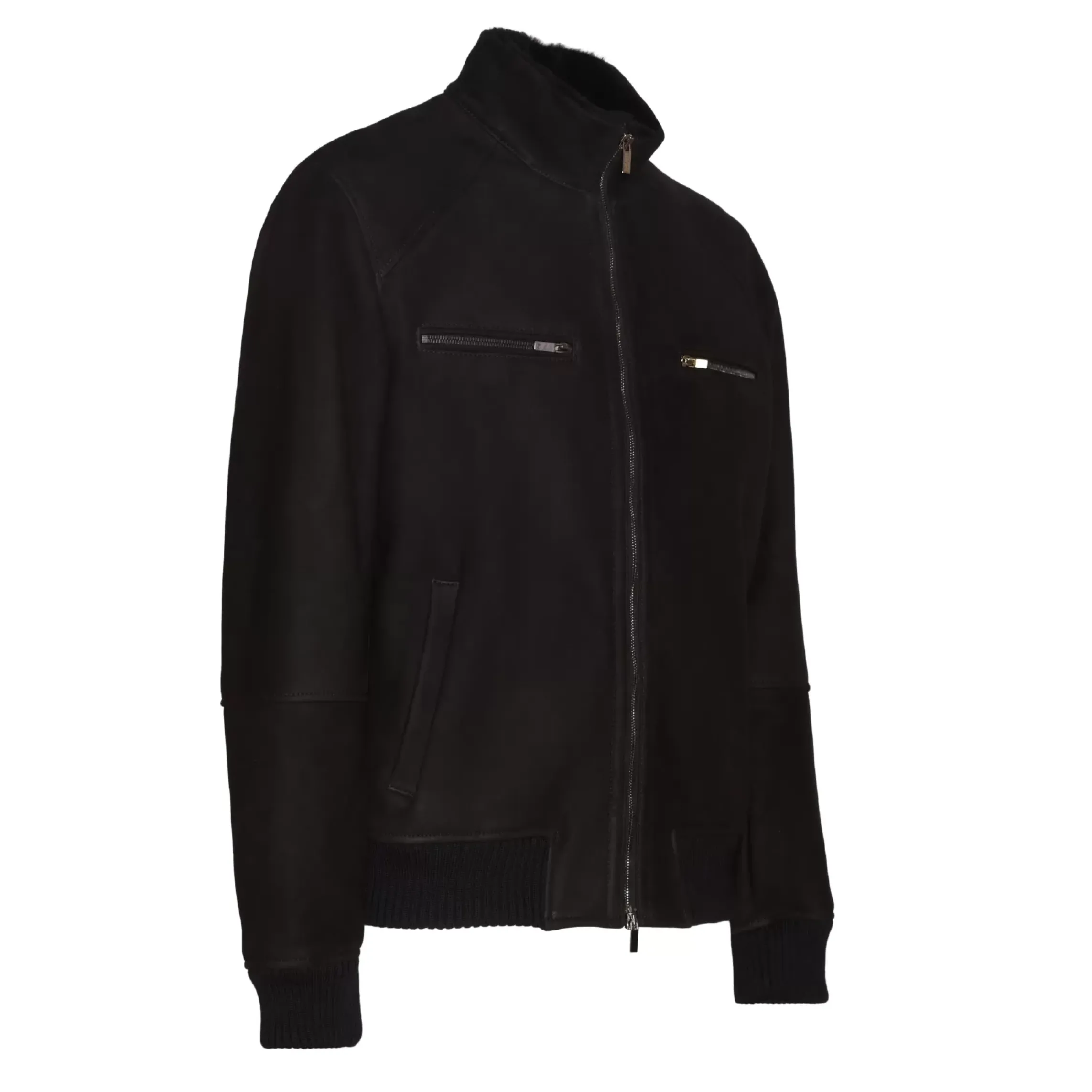 Fratelli Rossetti Men’s green shearling jacket|^ Outerwear