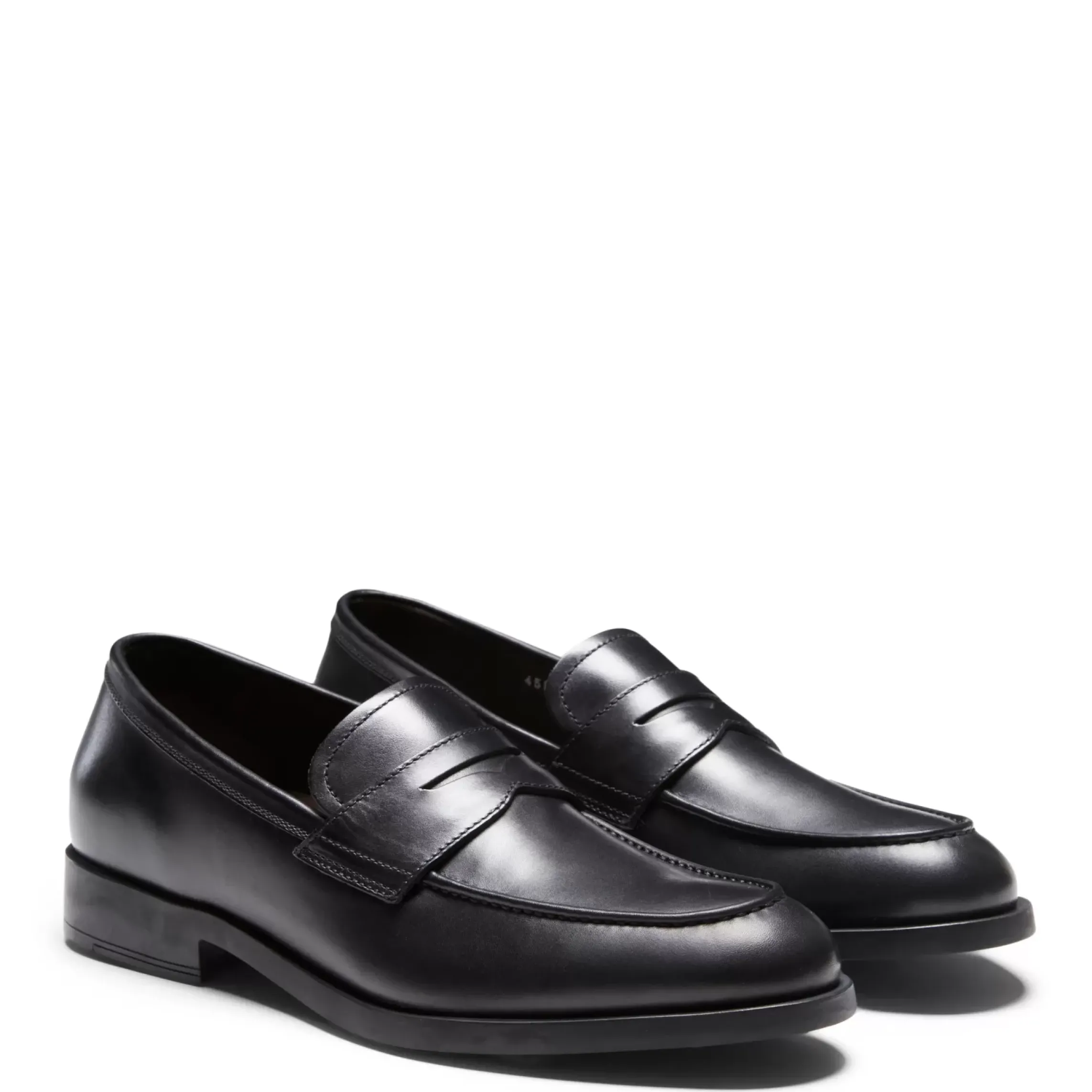Fratelli Rossetti Mocassino in pelle color nero-^ Loafers