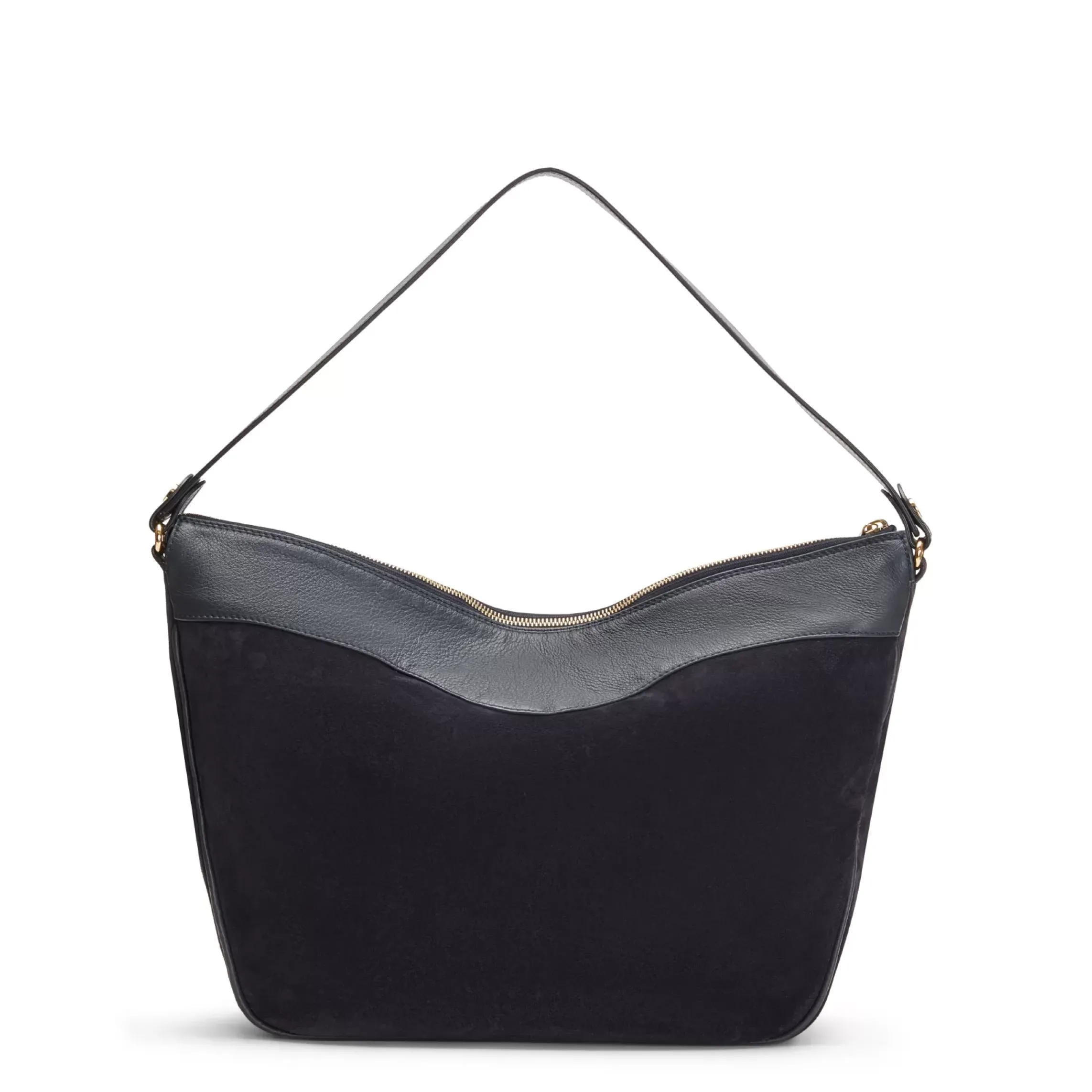 Fratelli Rossetti Navy blue suede Claire shoulder bag|^ Bags