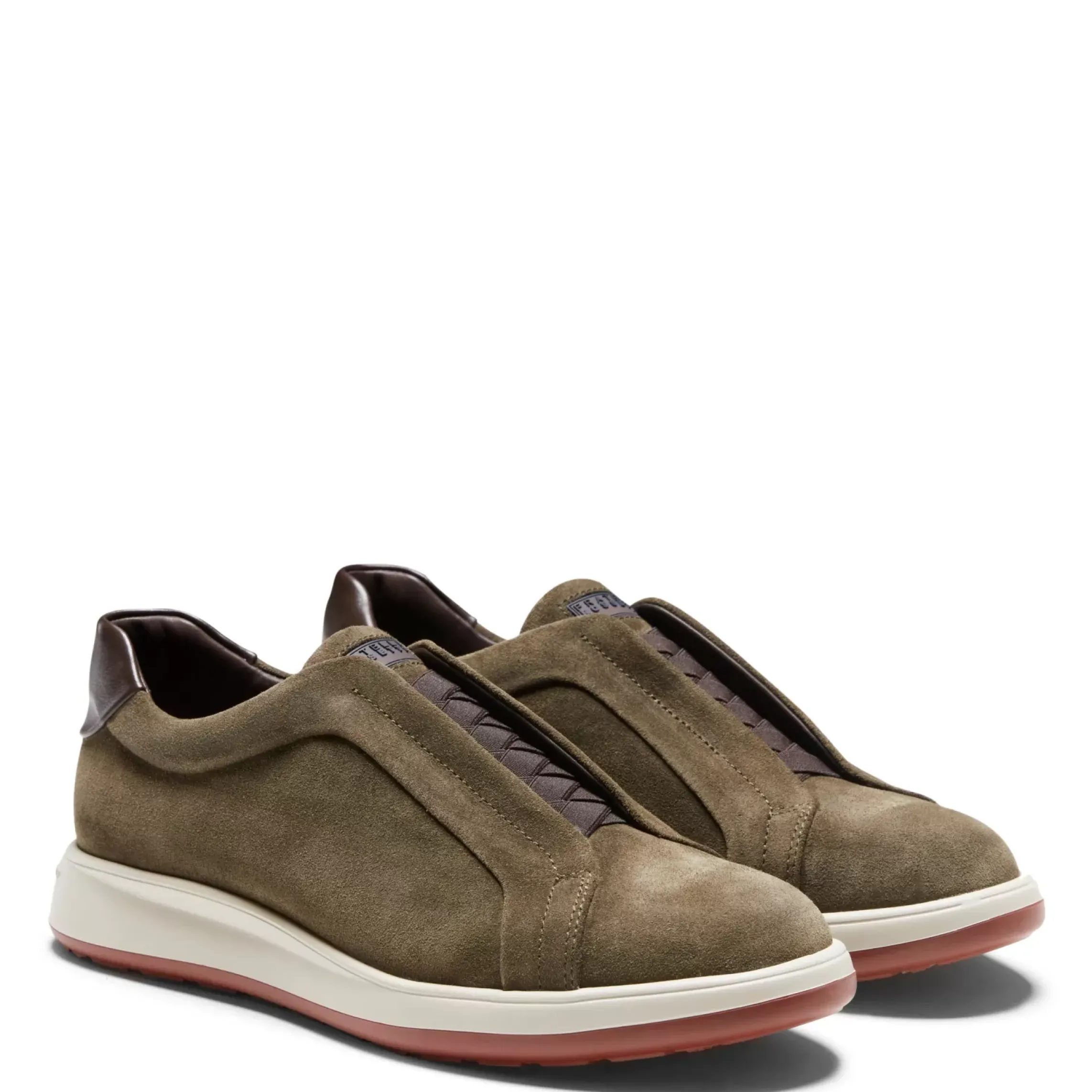 Fratelli Rossetti Olive-coloured suede sneaker|^ Sneakers