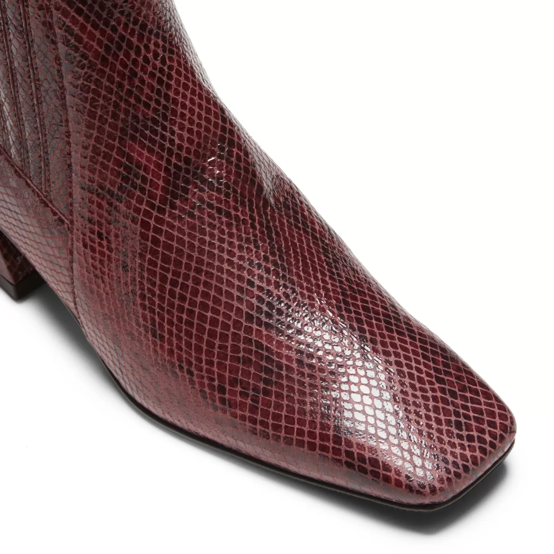Fratelli Rossetti Plum-coloured leather ankle boot|^ Ankle Boots