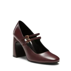 Fratelli Rossetti Plum-coloured leather pump|^ Décolleté