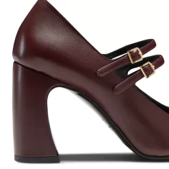 Fratelli Rossetti Plum-coloured leather pump|^ Décolleté