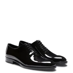 Fratelli Rossetti Richelieu Oxford shoe in black patent leather|^ Lace-up Shoes