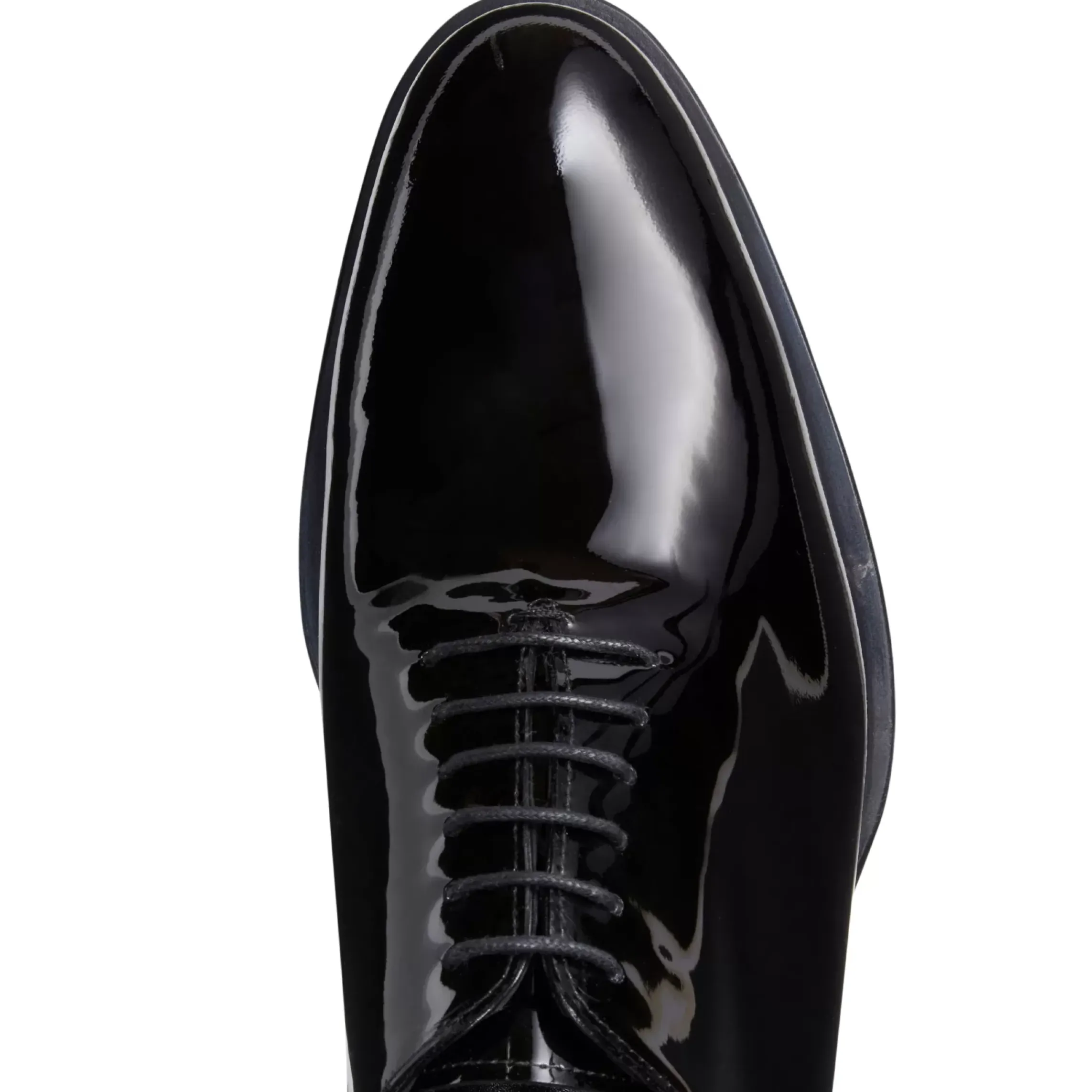Fratelli Rossetti Richelieu Oxford shoe in black patent leather|^ Lace-up Shoes