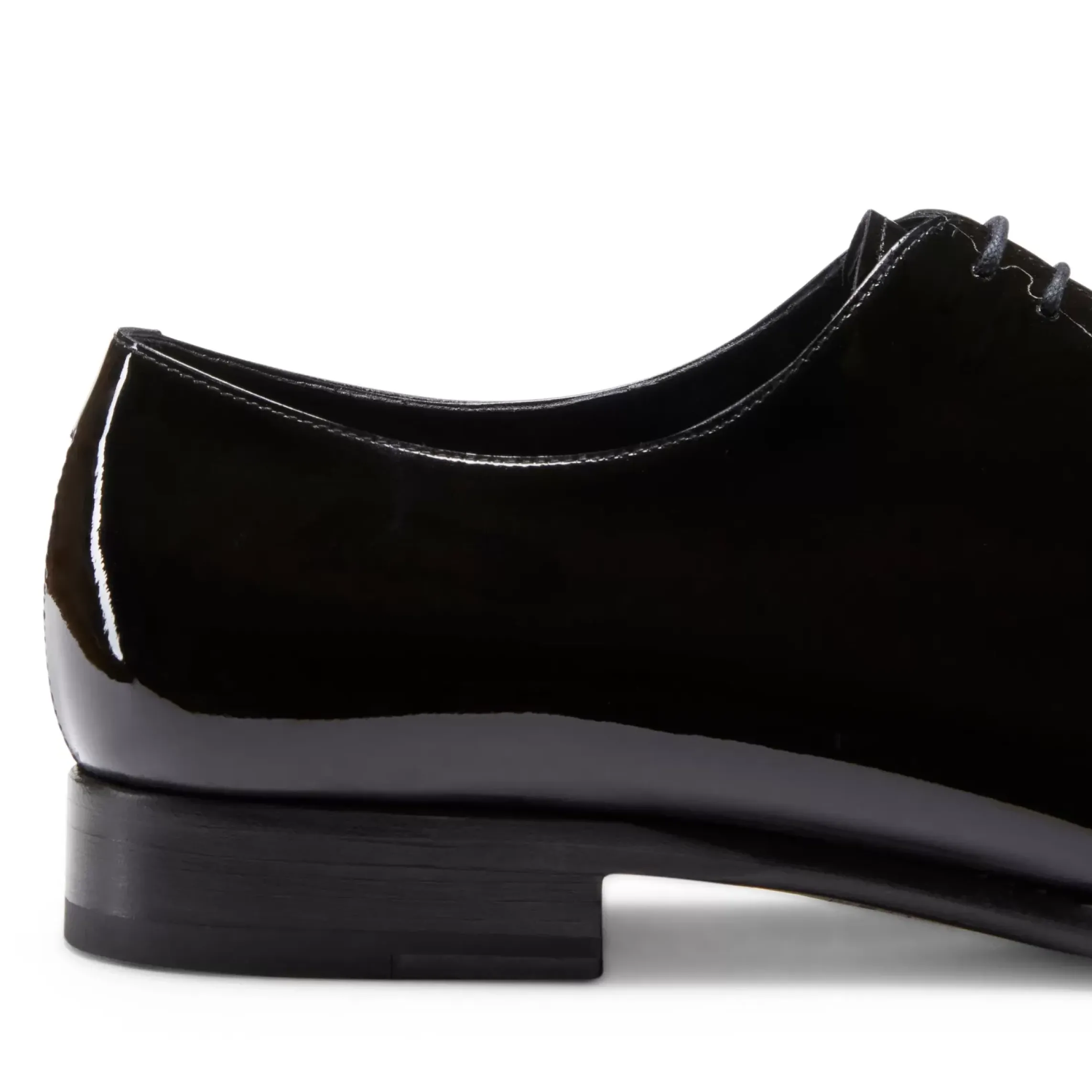 Fratelli Rossetti Richelieu Oxford shoe in black patent leather|^ Lace-up Shoes
