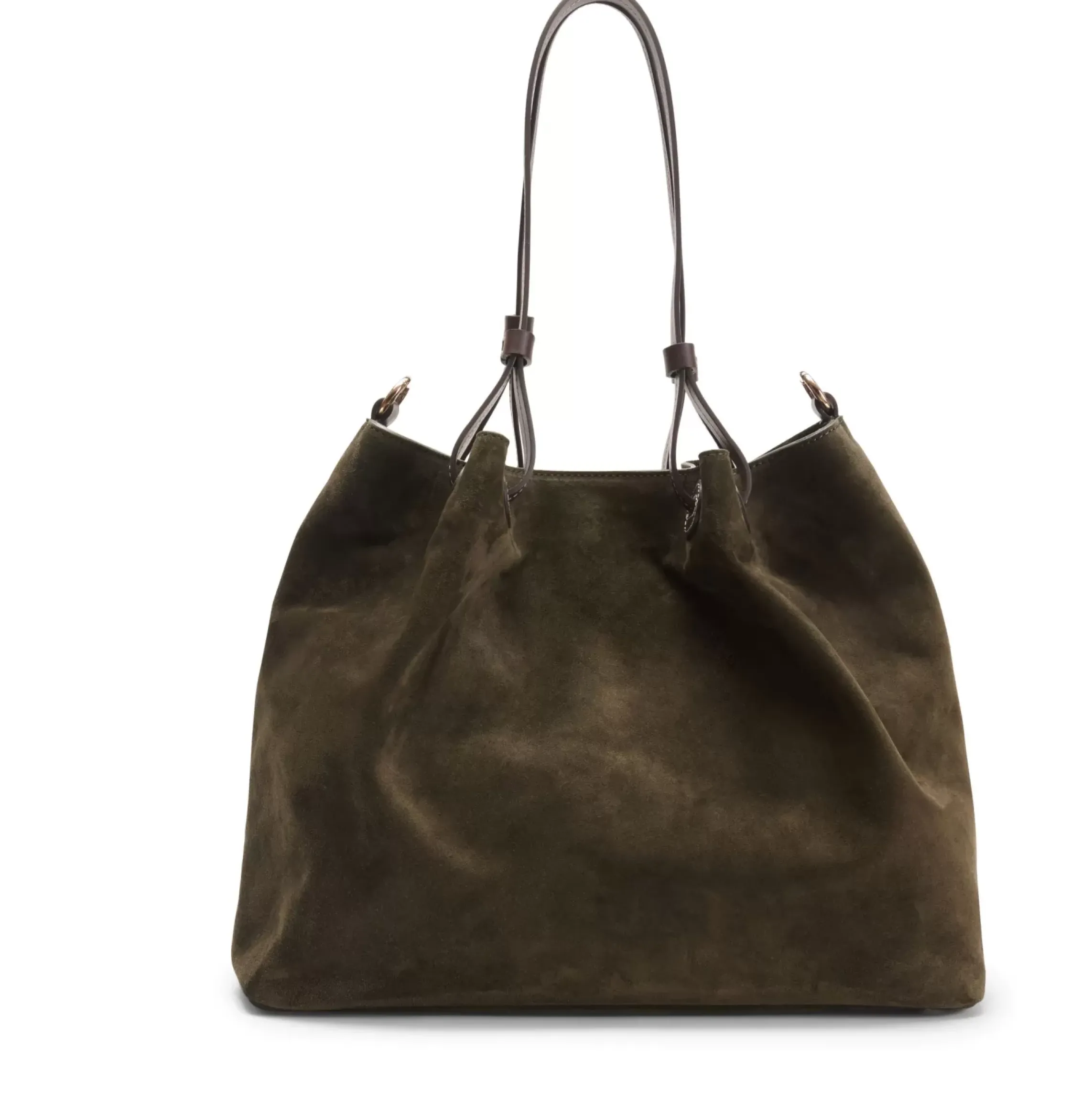 Fratelli Rossetti Royal Tote bag in suede colore verde-^ Bags