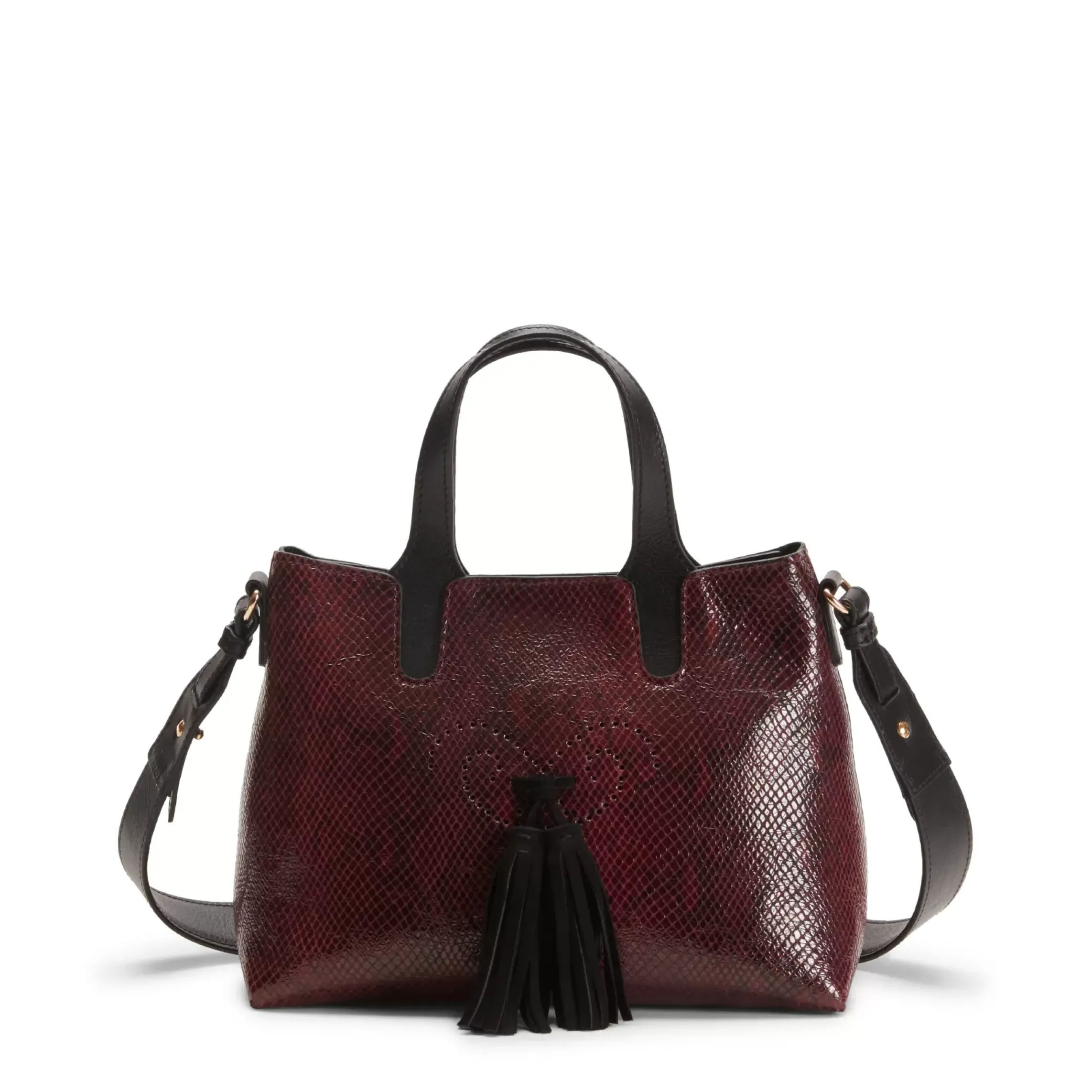 Fratelli Rossetti Small Hobo Tote Bag in plum-coloured leather|^ Bags