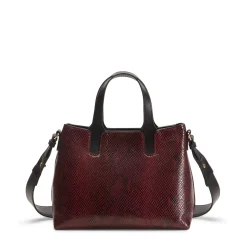 Fratelli Rossetti Small Hobo Tote Bag in plum-coloured leather|^ Bags