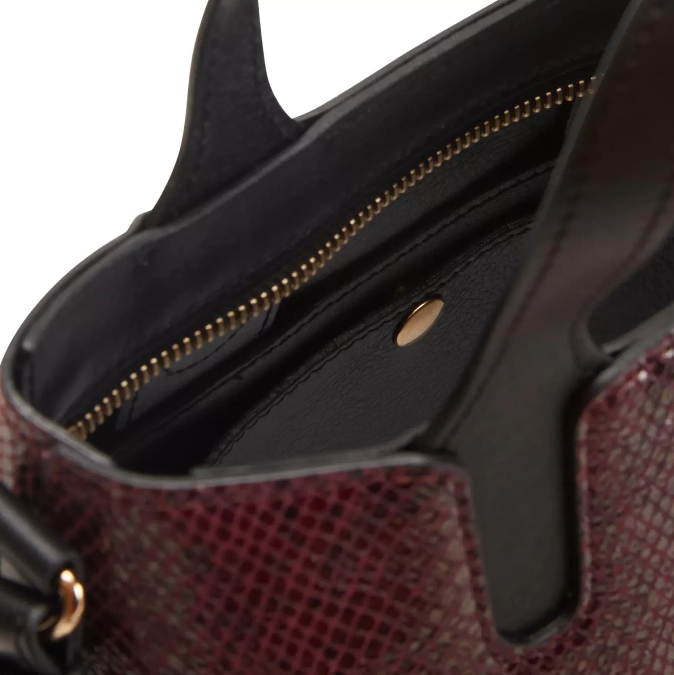 Fratelli Rossetti Small Hobo Tote Bag in plum-coloured leather|^ Bags