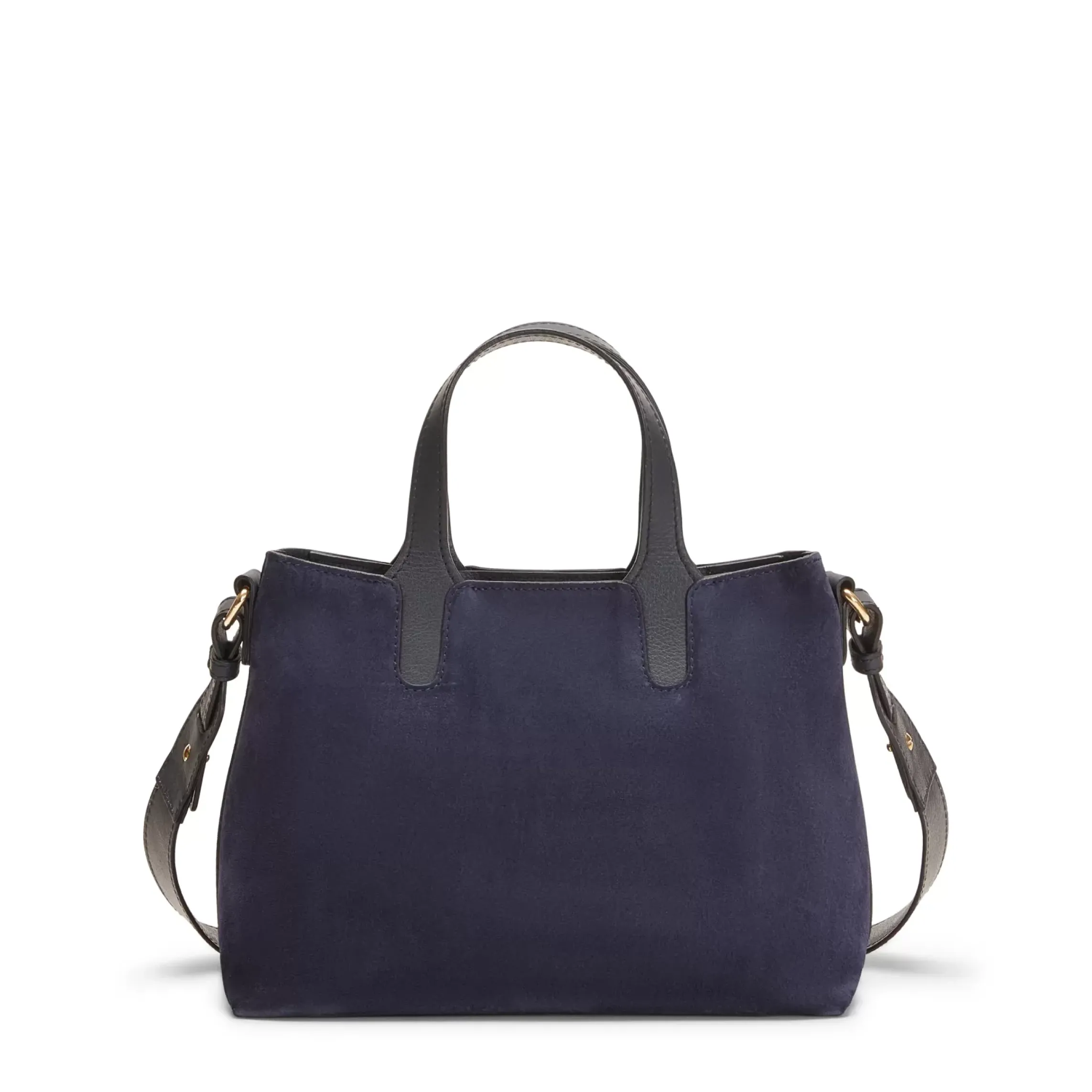 Fratelli Rossetti Small navy blue suede Hobo tote bag|^ Bags