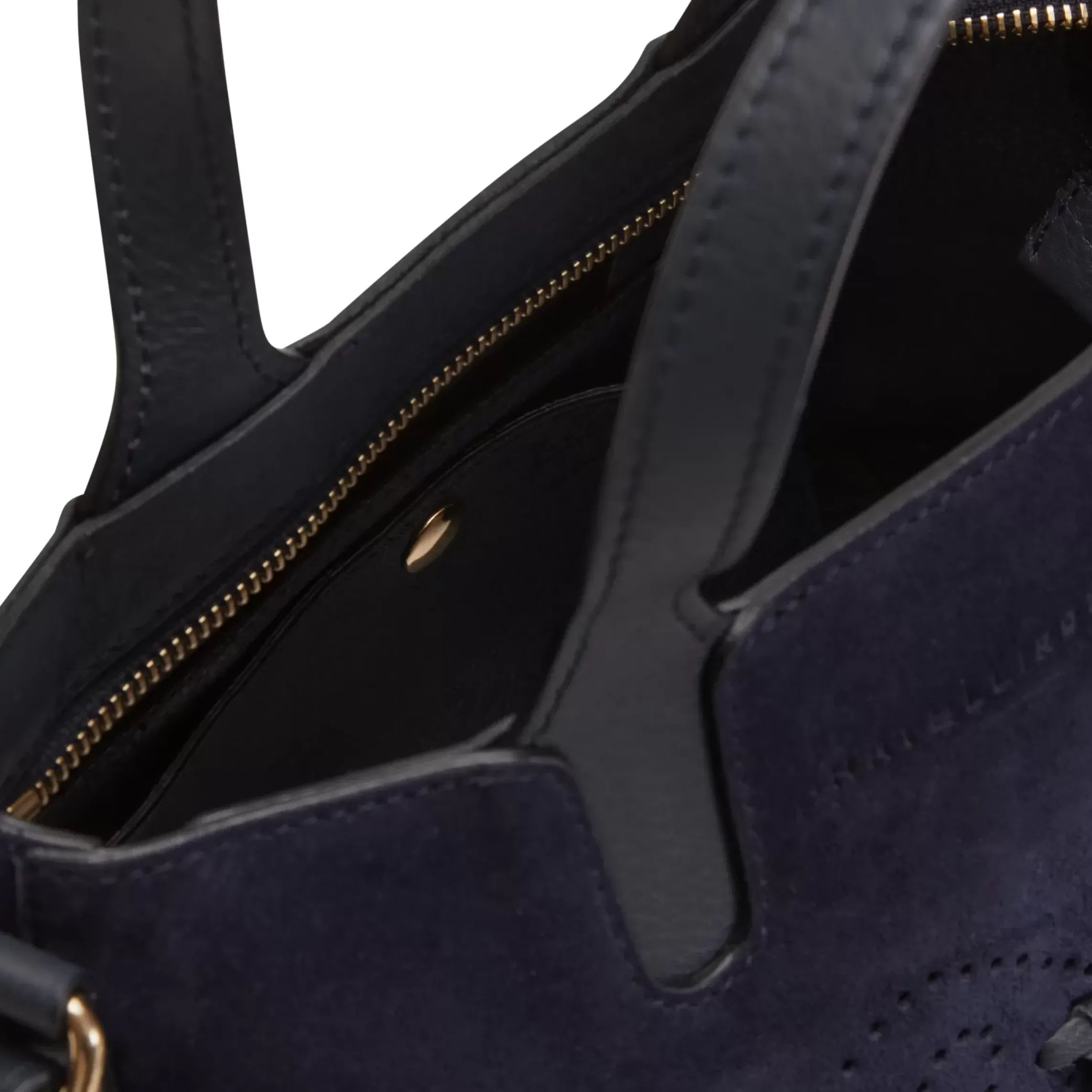 Fratelli Rossetti Small navy blue suede Hobo tote bag|^ Bags
