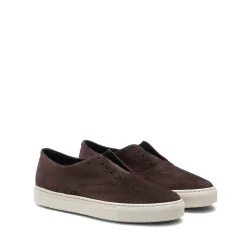 Fratelli Rossetti Sneaker Hobo Sport in suede colore cacao-^ Sneakers