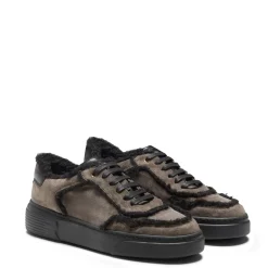 Fratelli Rossetti Steel grey suede sneaker|^ Sneakers