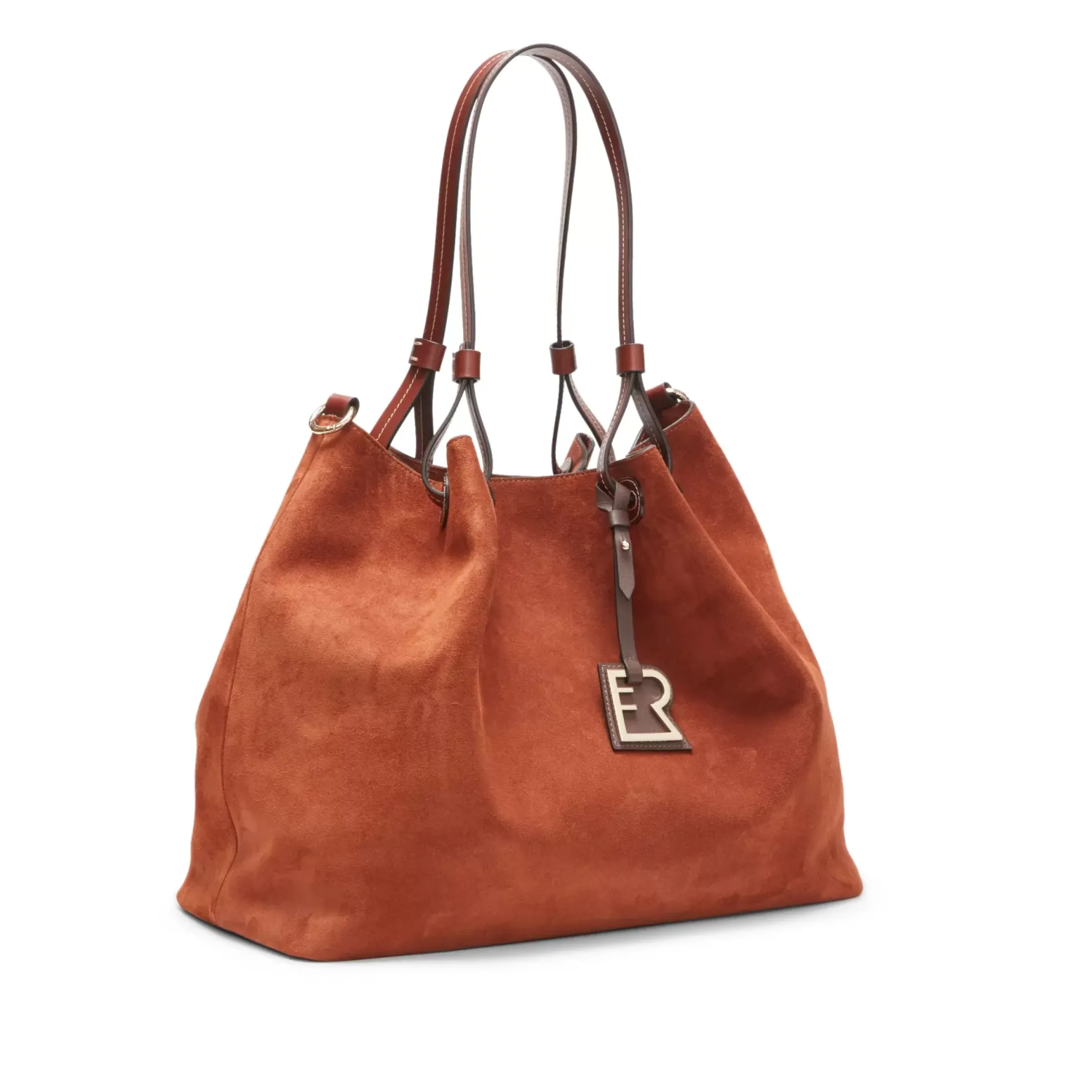 Fratelli Rossetti Tan suede tote bag|^ Bags