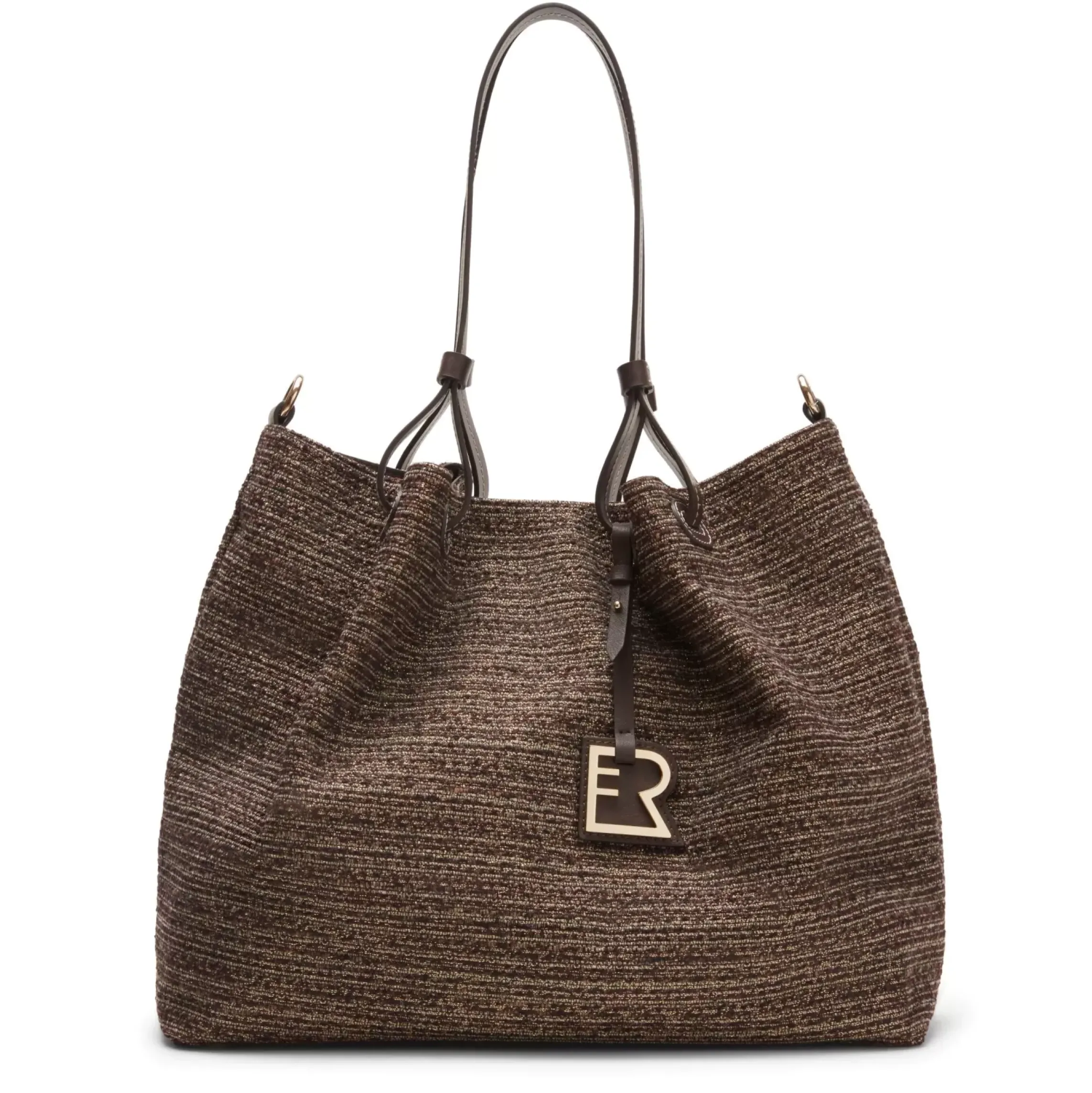 Fratelli Rossetti Tote bag Royal in tessuto marrone-^ Bags