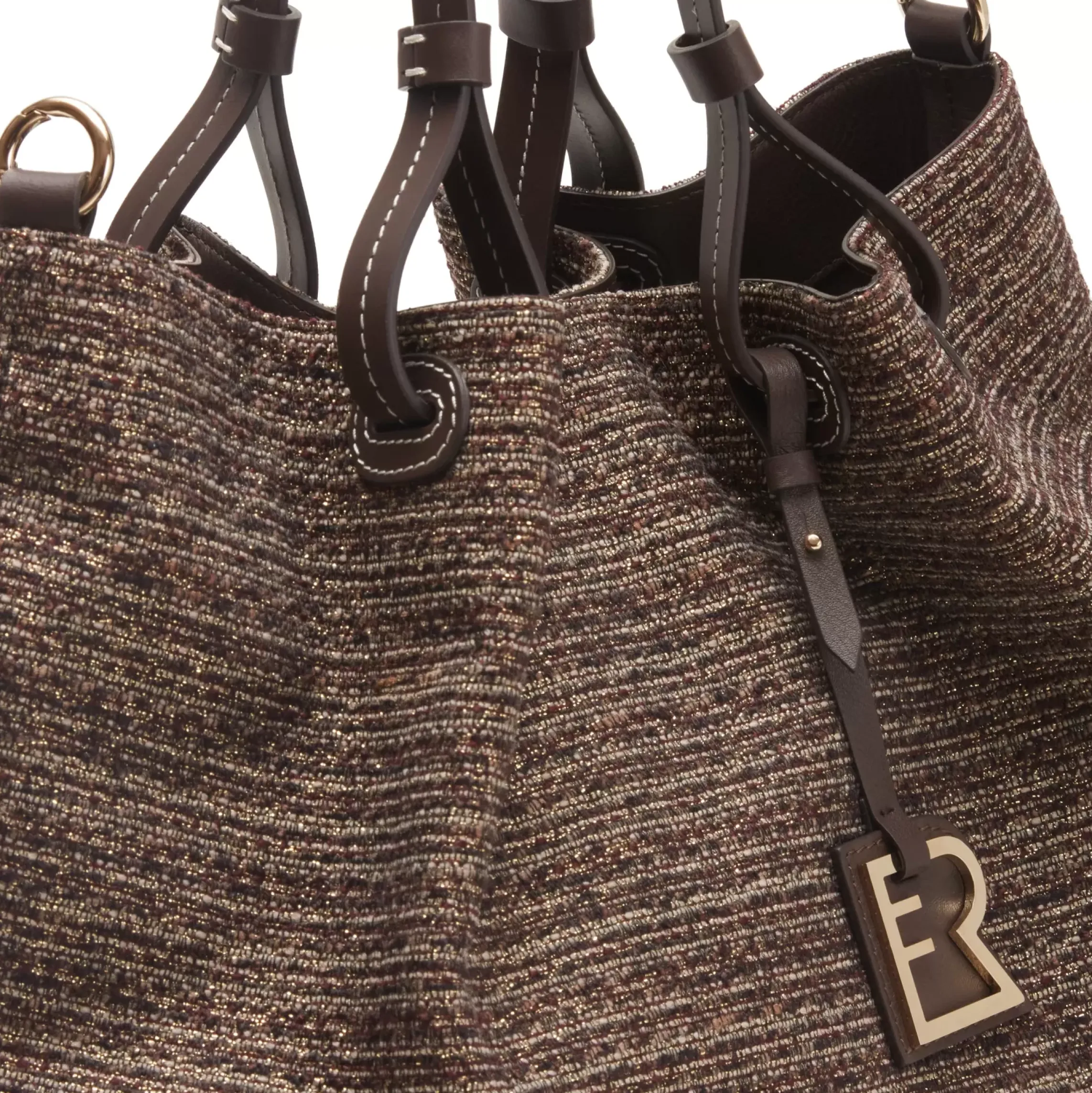 Fratelli Rossetti Tote bag Royal in tessuto marrone-^ Bags