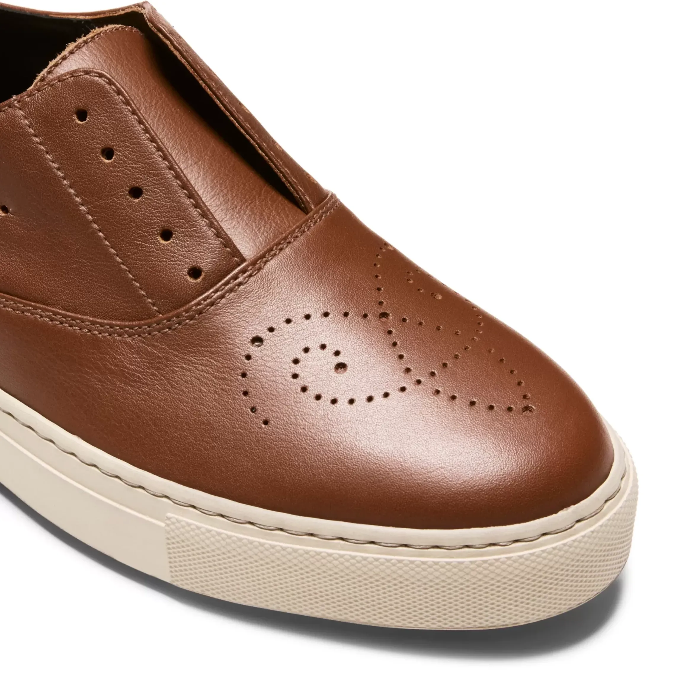 Fratelli Rossetti Women’s almond-coloured leather sneaker |^ Sneakers