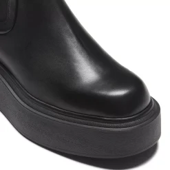 Fratelli Rossetti Women's black leather Beatle boot|^ Ankle Boots
