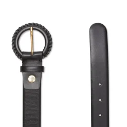 Fratelli Rossetti Women's black leather belt|^ Accessories
