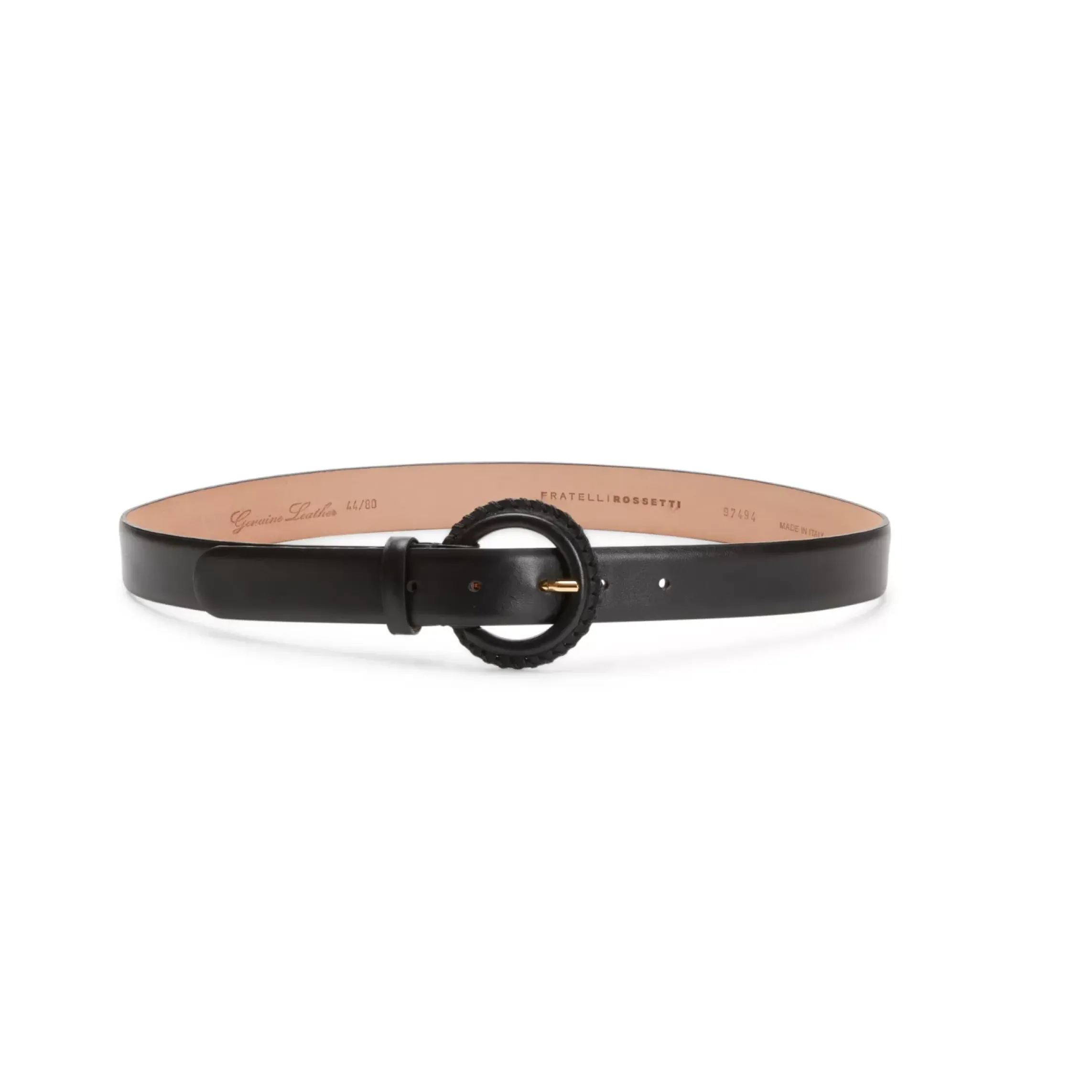 Fratelli Rossetti Women's black leather belt|^ Accessories