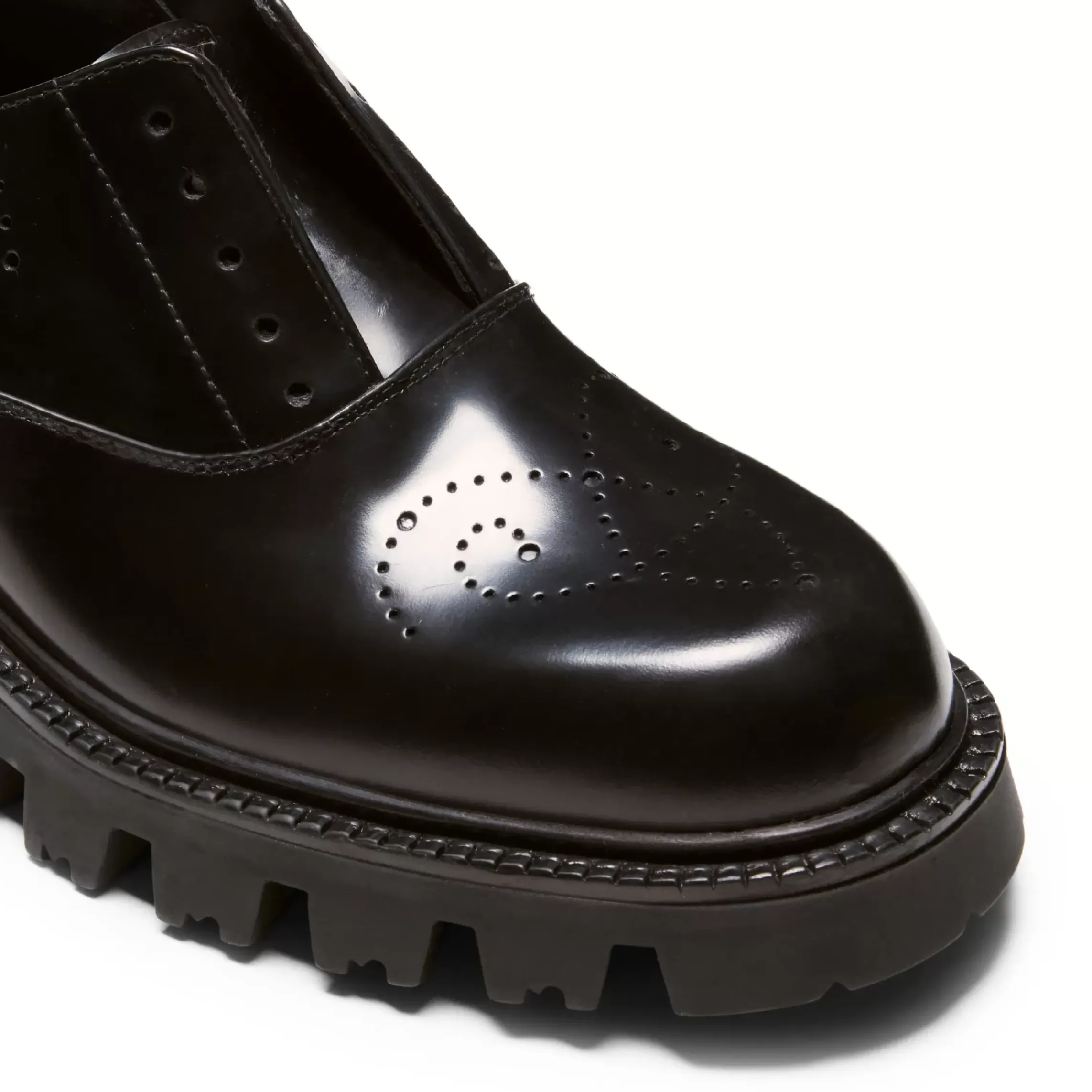 Fratelli Rossetti Women's black leather Dandy Derby shoe|^ Lace-up Shoes