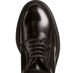 Fratelli Rossetti Women's black leather Derby lace-up|^ Lace-up Shoes