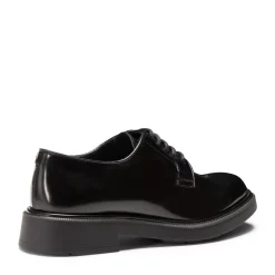 Fratelli Rossetti Women's black leather Derby lace-up|^ Lace-up Shoes