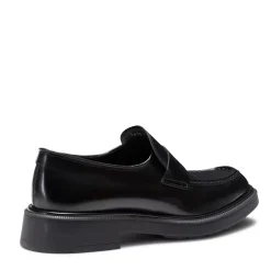 Fratelli Rossetti Women's black leather loafer|^ Loafers