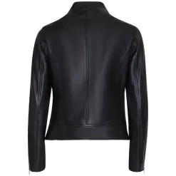 Fratelli Rossetti Women’s black nappa leather jacket|^ Outerwear