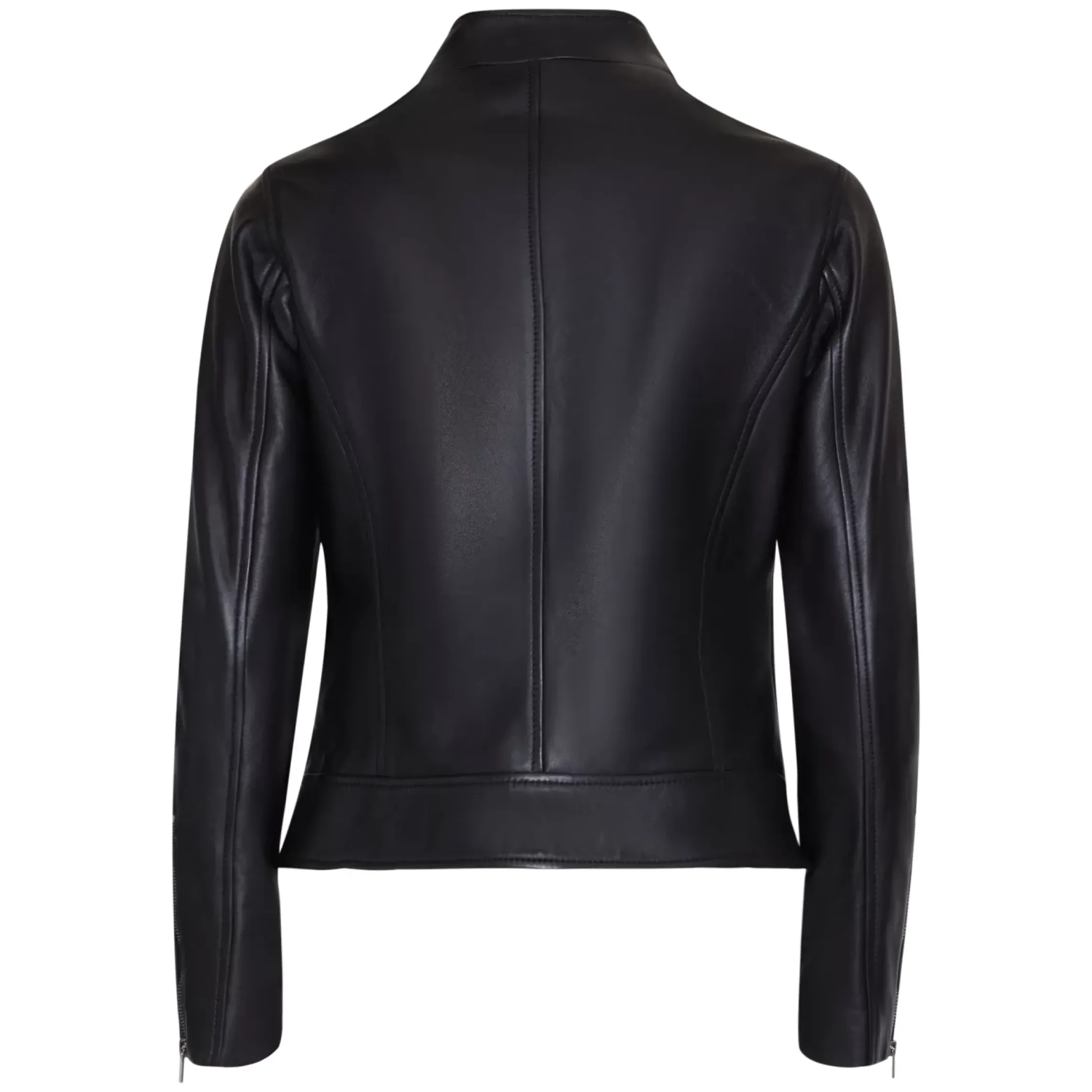 Fratelli Rossetti Women’s black nappa leather jacket|^ Outerwear